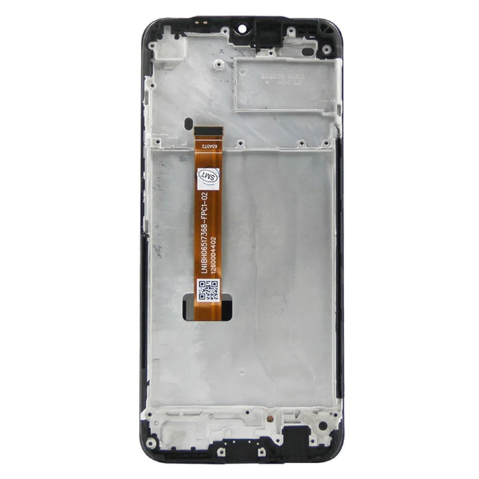 Assembly LCD Screen and Digitizer Assembly + Frame Part for Realme C15 RMX2180 - Black - 3
