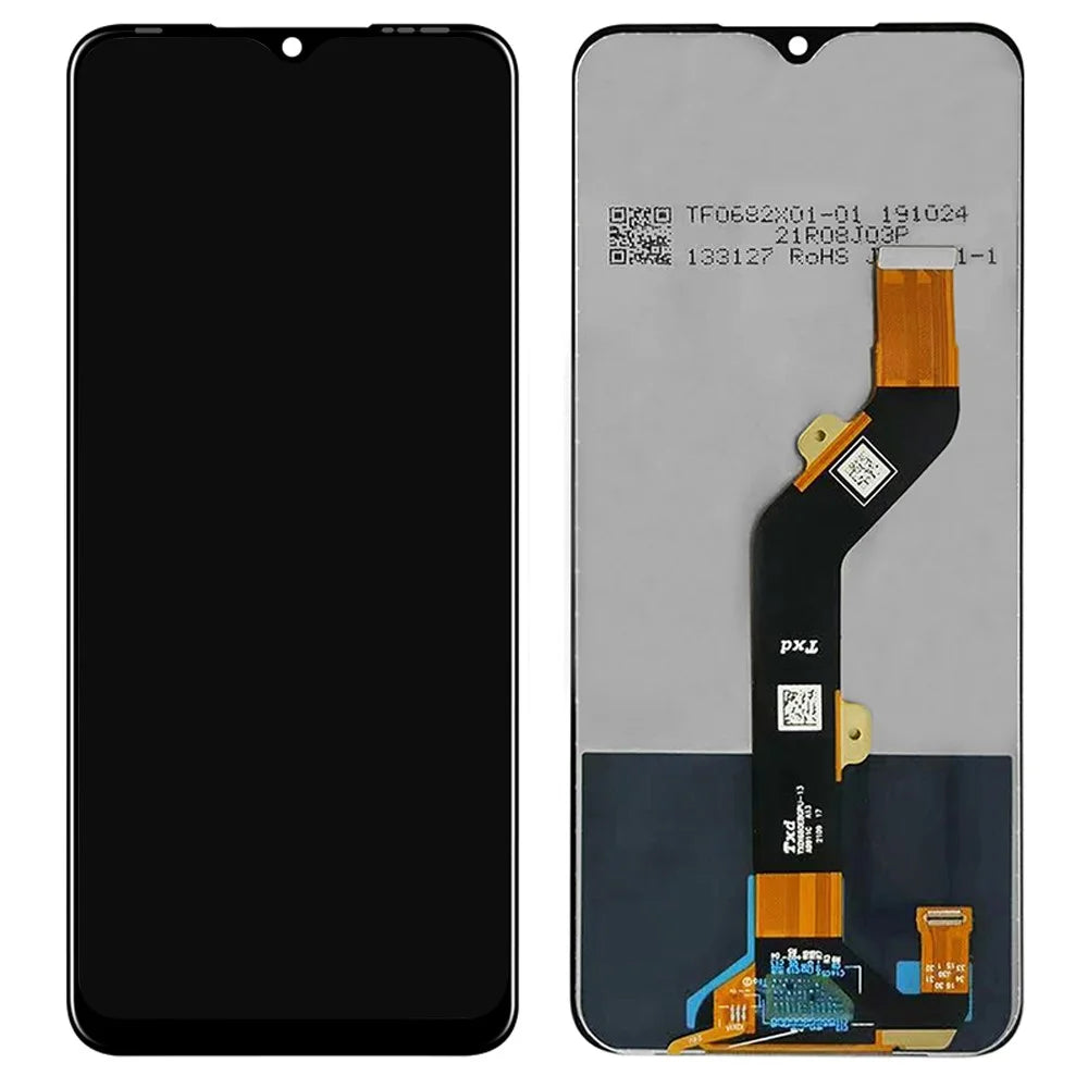 Grade C LCD Display Touch Screen and Digitizer Assembly (Without Logo) Mobile Phone Replace Parts for TECNO Spark 7P 4G KF7j - 1