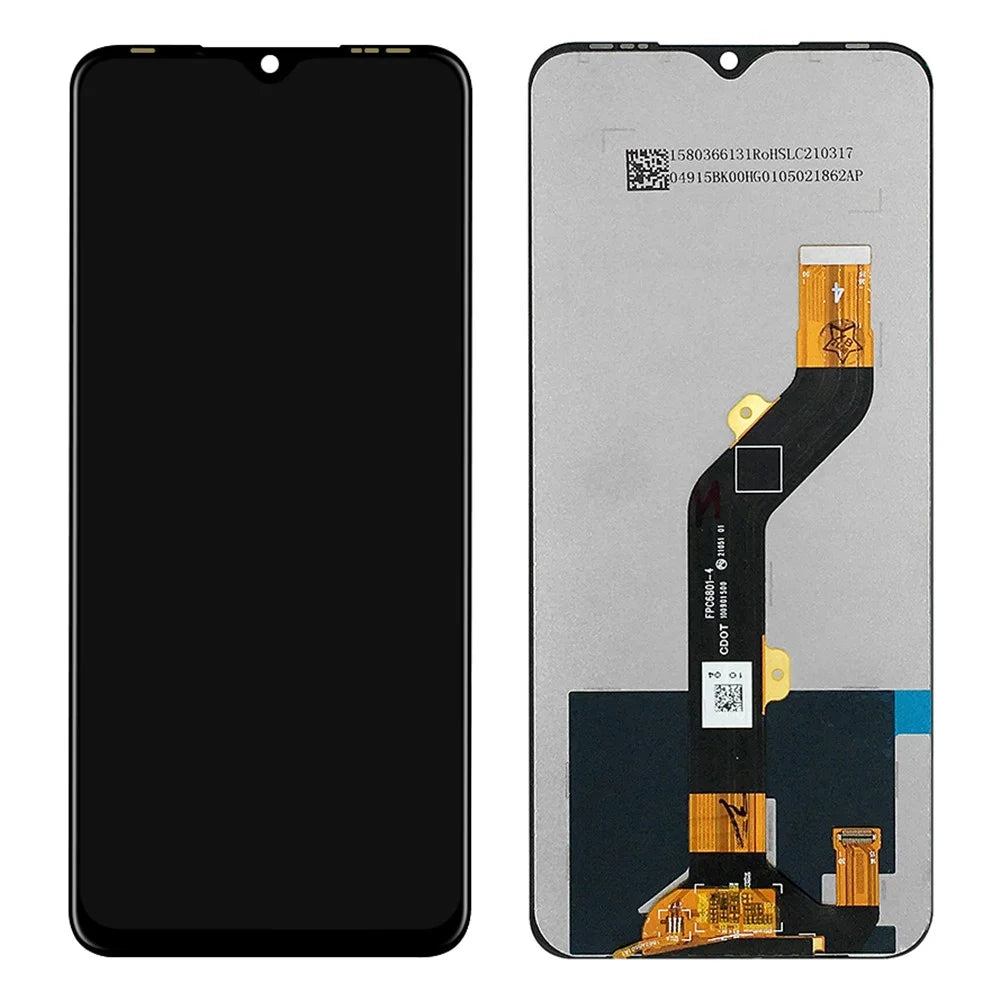 Grade C LCD Screen and Digitizer Assembly Replacement (without Logo) for Infinix Hot 10T X689C - 1