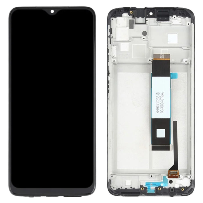 For Xiaomi Poco M3 / Redmi Note 9 4G (Qualcomm) / Redmi 9T Grade C LCD Screen and Digitizer Assembly + Frame Replace Part (without Logo) - 1