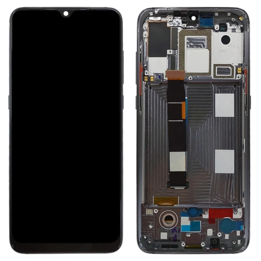 Grade B LCD Screen and Digitizer Assembly + Frame (without Logo) for Xiaomi Mi 9 - Black - 1