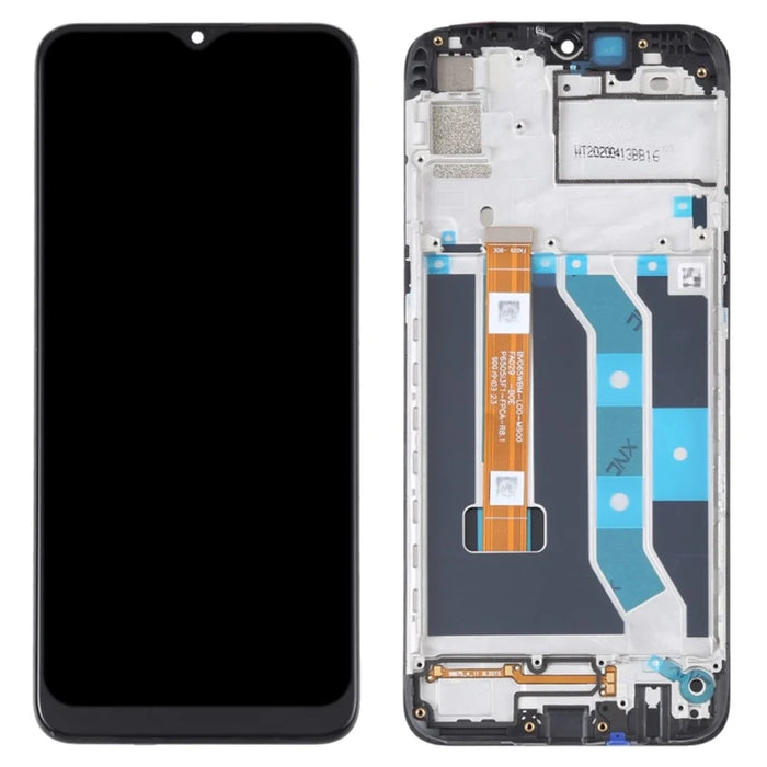 Grade C Assembly LCD Screen and Digitizer Assembly + Frame Replace Part (without Logo) for Realme 6i - 1