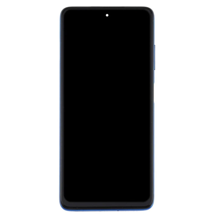 For Xiaomi Poco X3 / Poco X3 NFC / Poco X3 Pro Grade C Assembly LCD Screen and Digitizer Assembly + Frame Part (without Logo) - Blue - 2