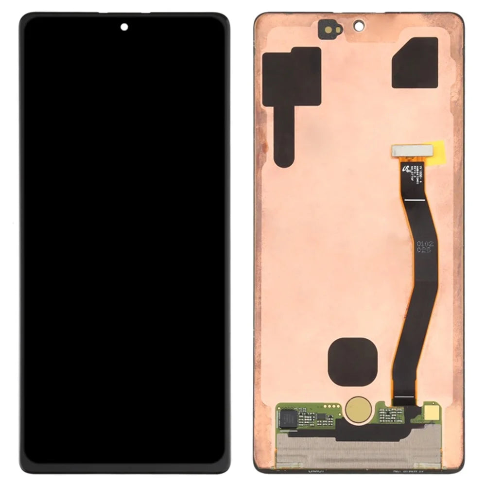 Grade B Replacement Part AMOLED Screen and Digitizer Assembly (Without Logo) for Samsung Galaxy A91/S10 Lite G770 - 1