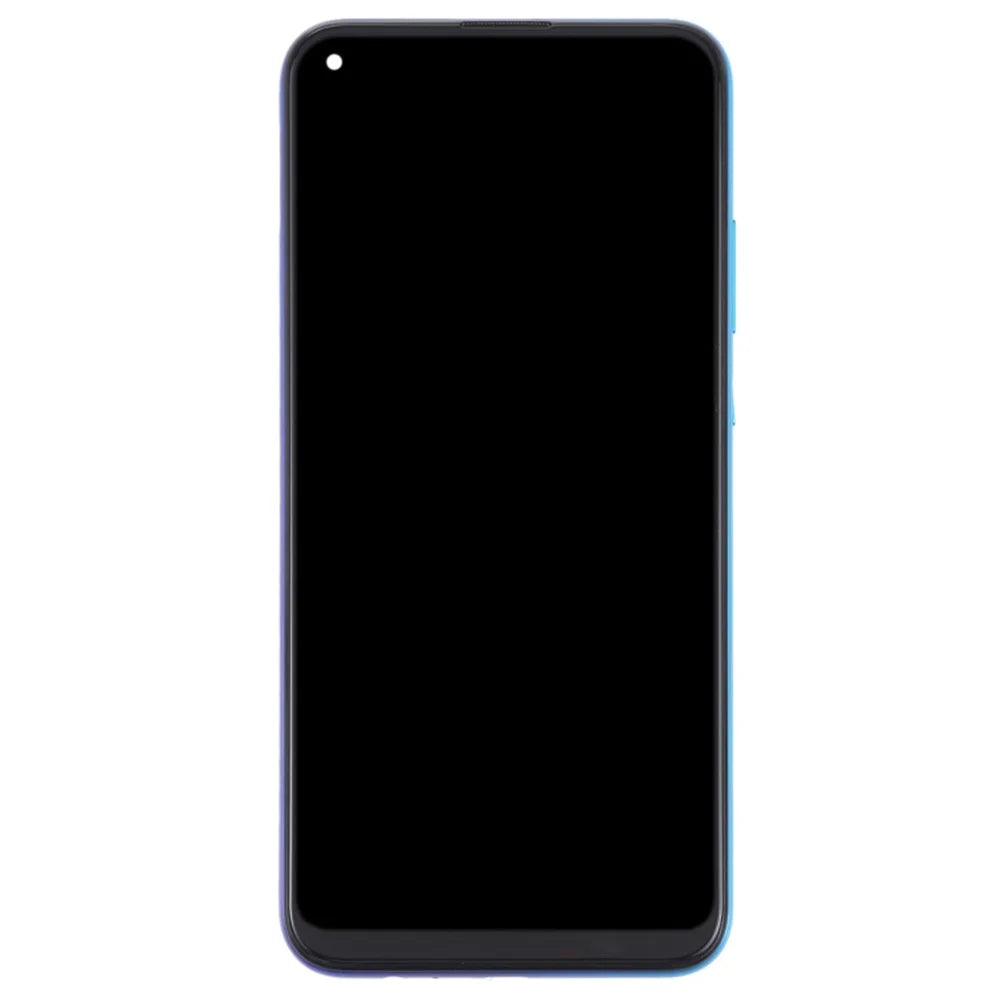 Grade B LCD Screen and Digitizer Assembly + Frame Replacement (without Logo) for Honor Play 4T - Blue - 2