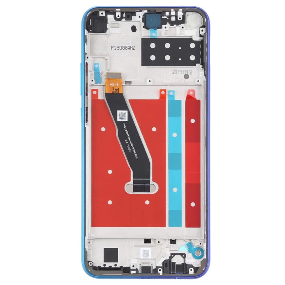 Grade B LCD Screen and Digitizer Assembly + Frame Replacement (without Logo) for Honor Play 4T - Blue - 3