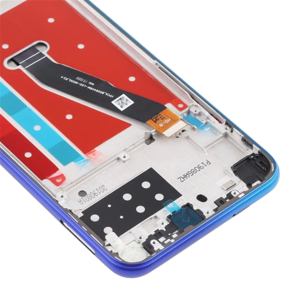 Grade B LCD Screen and Digitizer Assembly + Frame Replacement (without Logo) for Honor Play 4T - Blue - 4