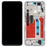 Grade B LCD Screen and Digitizer Assembly + Frame Replacement (without Logo) for Honor X10 5G - Silver - 1