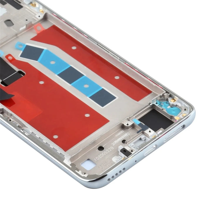 Grade B LCD Screen and Digitizer Assembly + Frame Replacement (without Logo) for Honor X10 5G - Silver - 5