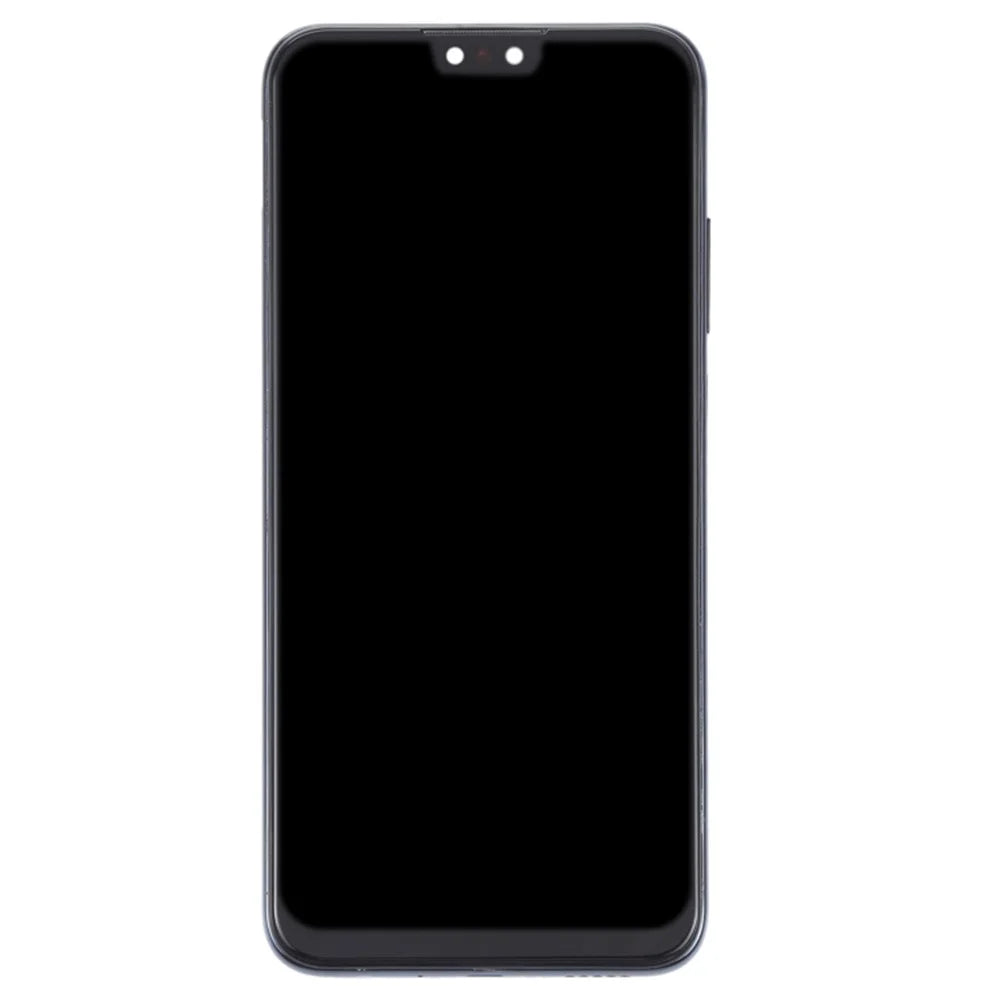 Grade B LCD Screen and Digitizer Assembly + Frame Replacement (without Logo) for Huawei Y8s - Black - 2
