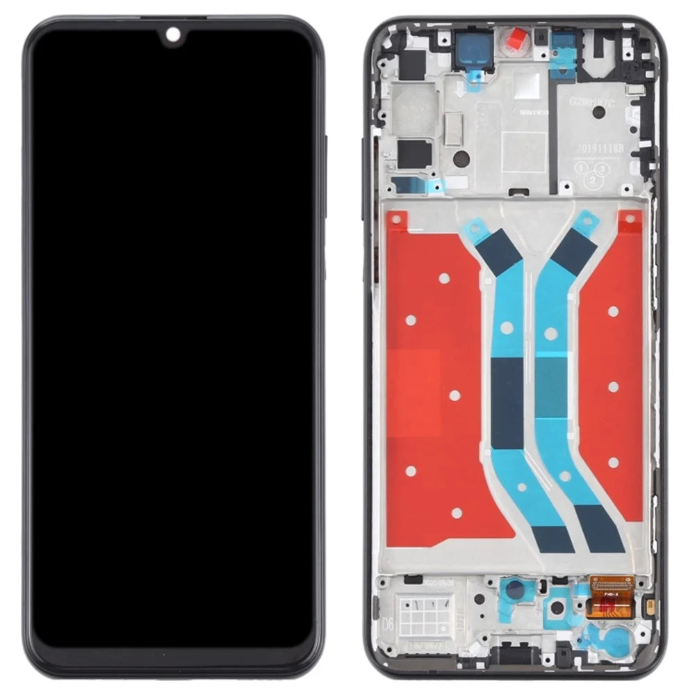 OEM Grade S OLED Screen and Digitizer Assembly + Frame Replacement Part (without Logo) for Huawei P Smart S / Y8p - Midnight Black - 1
