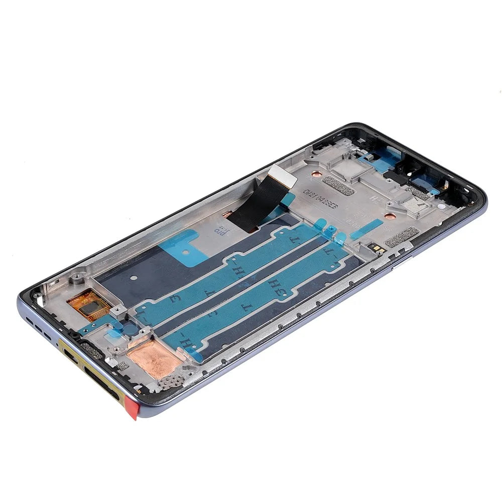 Grade B AMOLED Screen and Digitizer Assembly + Frame Replacement (Without Logo) for TCL 10 Plus T782H - Violet - 7