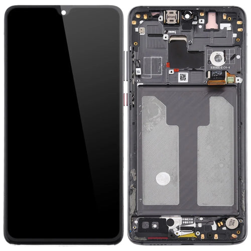 Grade B LCD Screen and Digitizer Assembly + Frame Replacement (without Logo) for Huawei Mate 20 - Black - 1