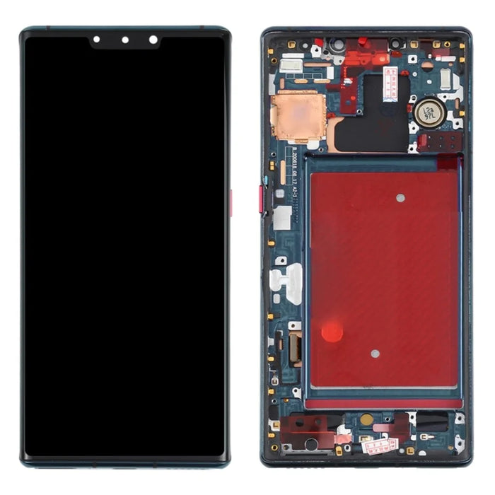 OEM Grade S OLED Screen and Digitizer Assembly + Frame Replacement Part (without Logo) for Huawei Mate 30 Pro - Green - 1