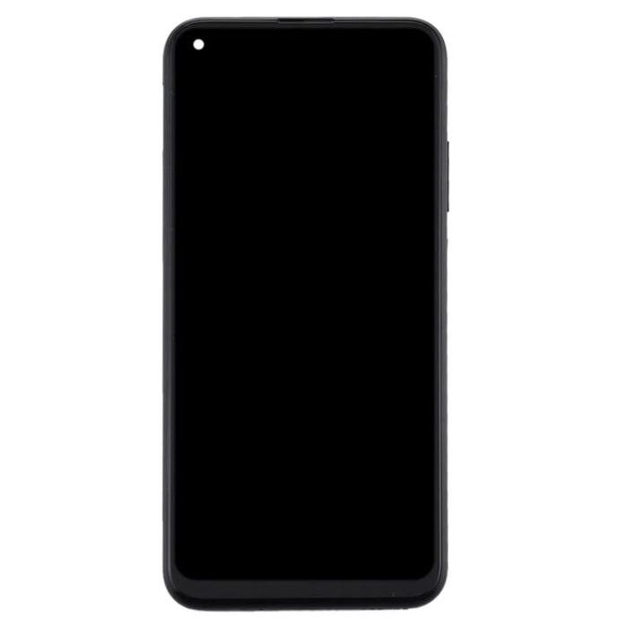 OEM Grade S LCD Screen and Digitizer Assembly + Frame Replacement Part (without Logo) for Huawei P40 lite E / Y7p (2020) - Black - 3