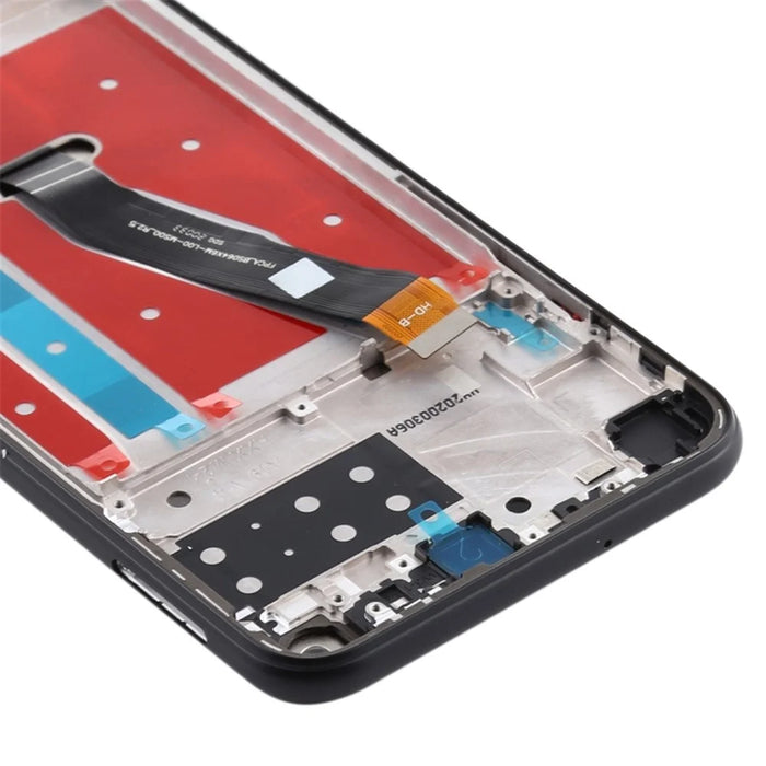 OEM Grade S LCD Screen and Digitizer Assembly + Frame Replacement Part (without Logo) for Huawei P40 lite E / Y7p (2020) - Black - 4