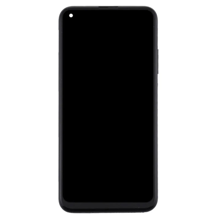 Grade C LCD Screen and Digitizer Assembly + Frame Replacement Part (without Logo) for Huawei P40 lite E / Y7p (2020) - Black - 3