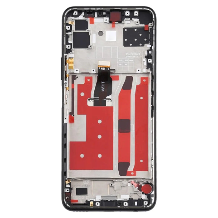 OEM Grade S LCD Screen and Digitizer Assembly + Frame Replacement Part (without Logo) for Huawei nova 7 SE / P40 Lite 5G - Black - 3