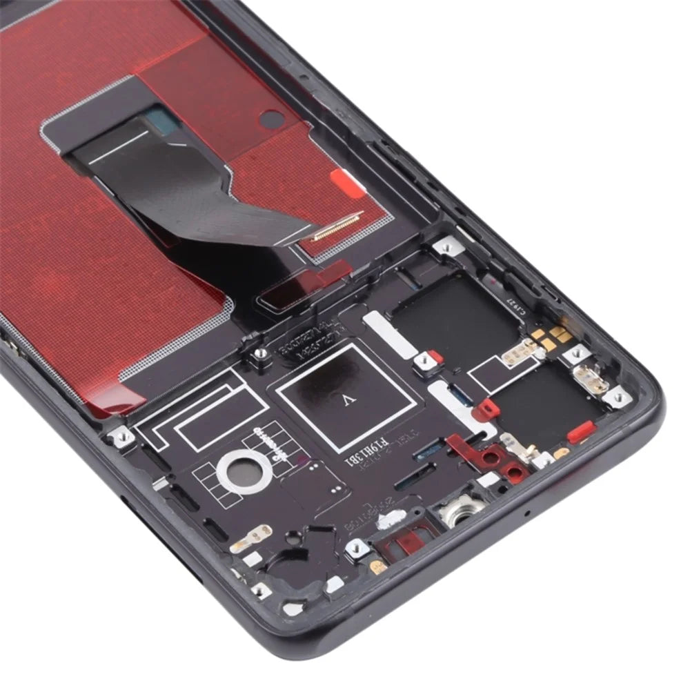 OEM Grade S OLED Screen and Digitizer Assembly + Frame Replacement Part (without Logo) for Huawei P30 - Black - 4