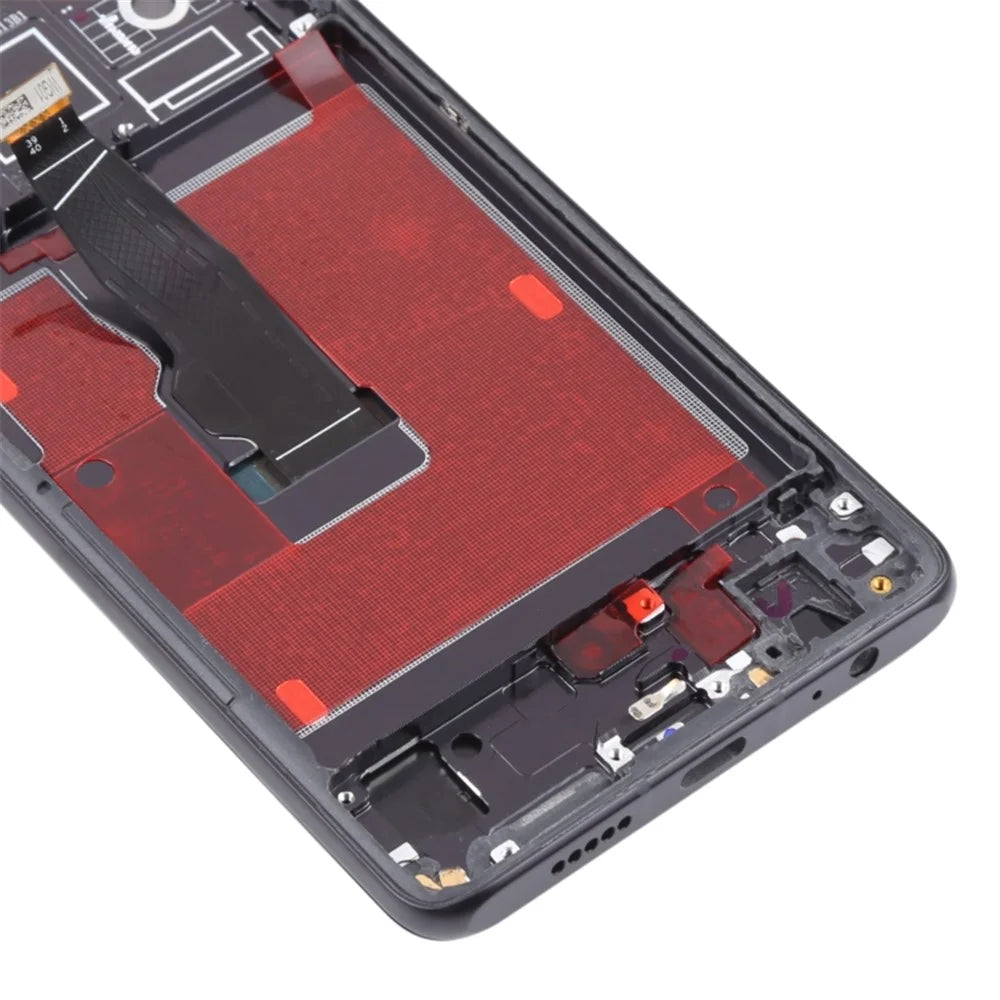 OEM Grade S OLED Screen and Digitizer Assembly + Frame Replacement Part (without Logo) for Huawei P30 - Black - 5