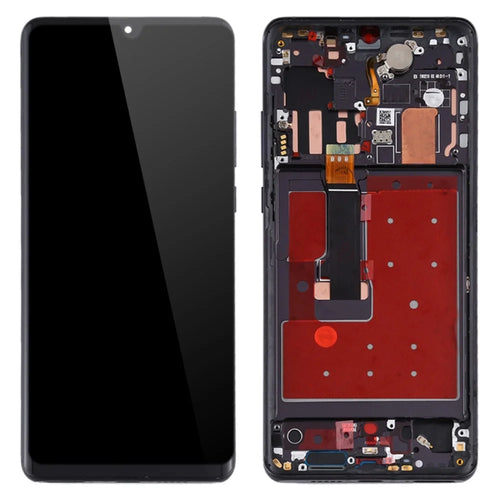 OEM Grade S OLED Screen and Digitizer Assembly + Frame Replacement Part (without Logo) for Huawei P30 Pro - Black - 1
