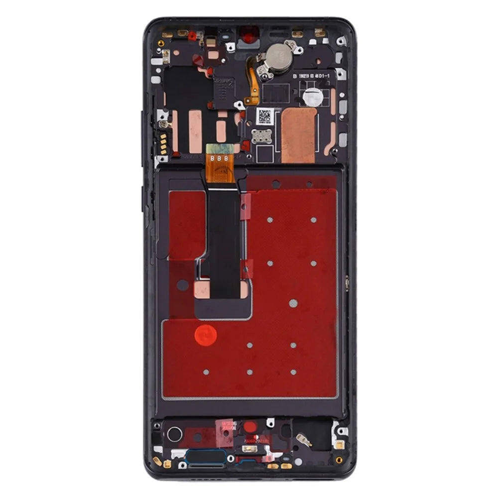 OEM Grade S OLED Screen and Digitizer Assembly + Frame Replacement Part (without Logo) for Huawei P30 Pro - Black - 3