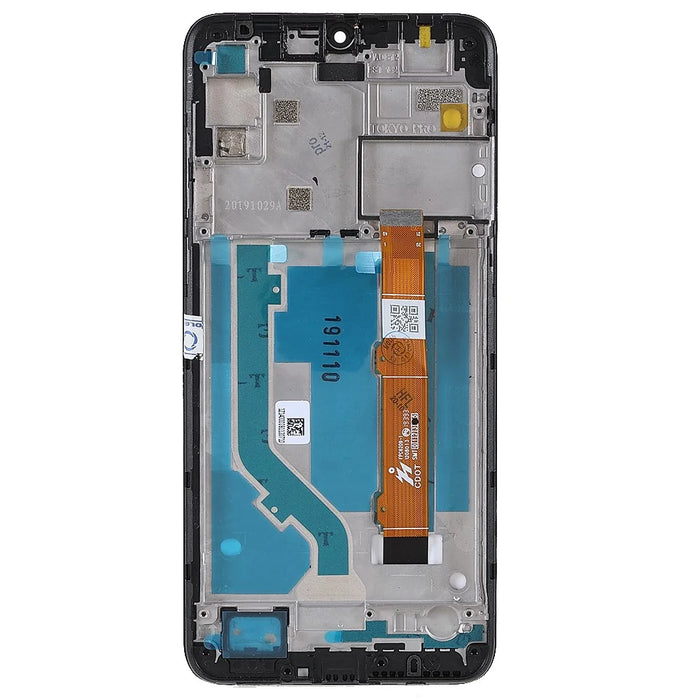 For Alcatel 3L (2020) 5029 Grade B LCD Screen and Digitizer Assembly + Frame Part (without Logo) - Black - 3