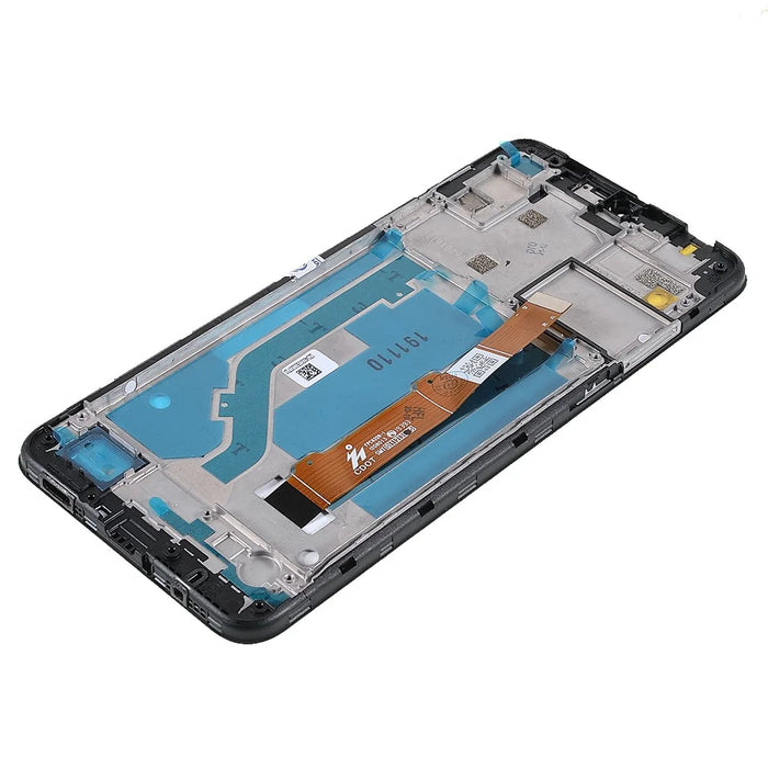 For Alcatel 3L (2020) 5029 Grade B LCD Screen and Digitizer Assembly + Frame Part (without Logo) - Black - 6