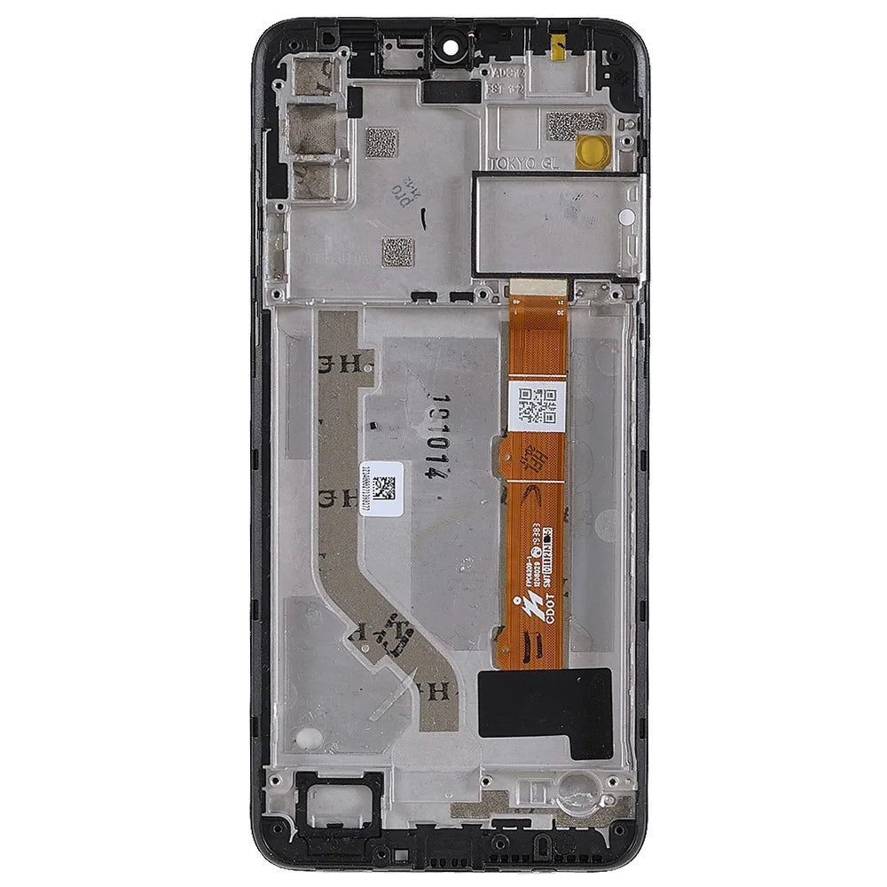 For Alcatel 1S (2020) 5028 Grade B LCD Screen and Digitizer Assembly + Frame Part (without Logo) - Black - 3