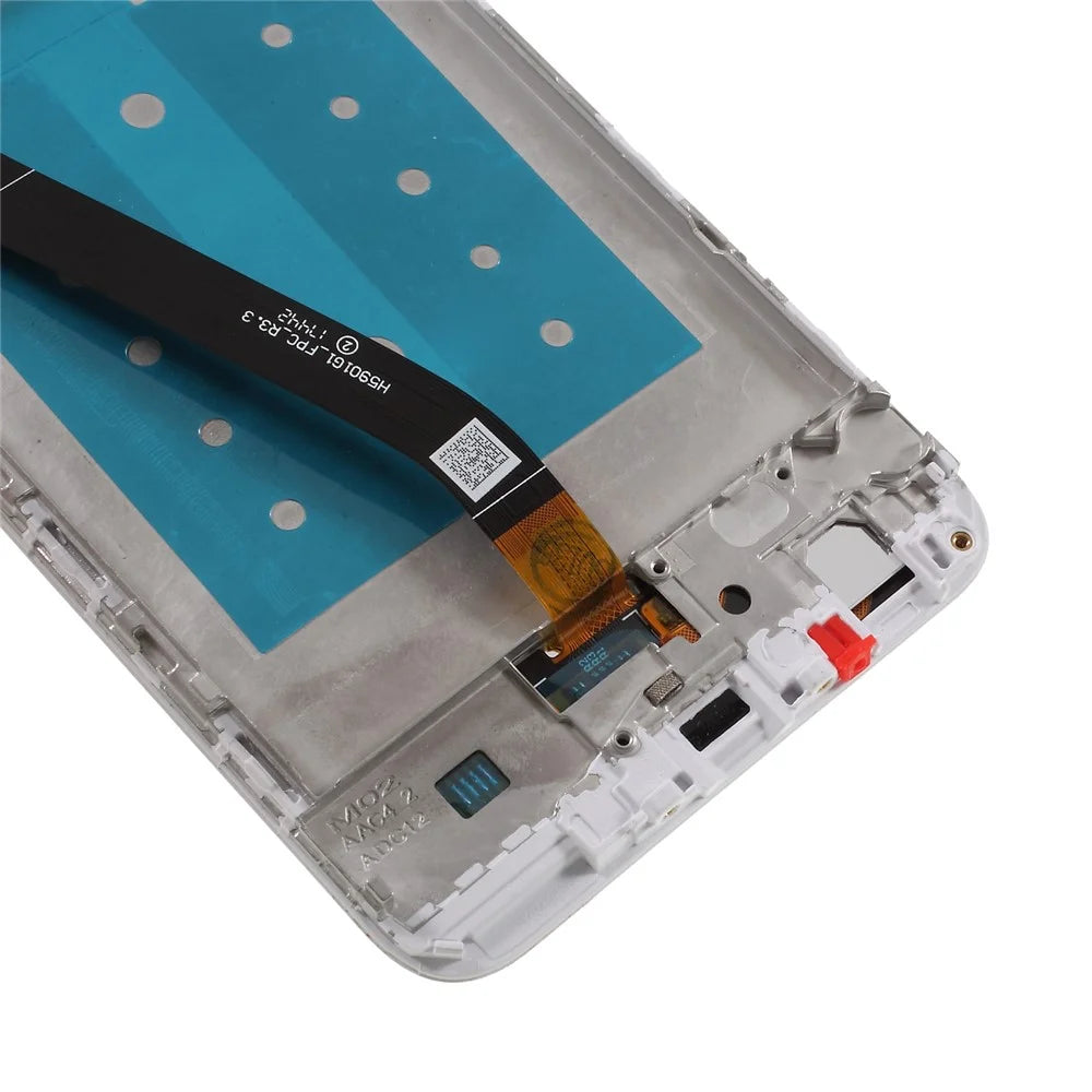 For Huawei Mate 10 Lite Grade B LCD Screen and Digitizer Assembly + Frame Part (without Logo) - White - 5