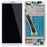 For Huawei P Smart (2017)/Enjoy 7S Grade B LCD Screen and Digitizer Assembly + Frame Part (without Logo) - White - 1