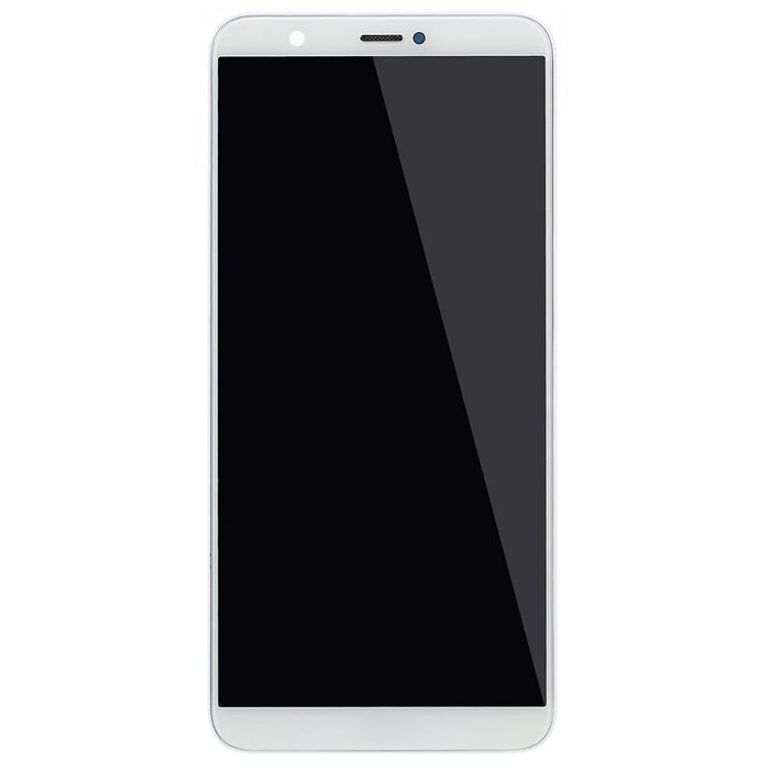 For Huawei P Smart (2017)/Enjoy 7S Grade B LCD Screen and Digitizer Assembly + Frame Part (without Logo) - White - 2