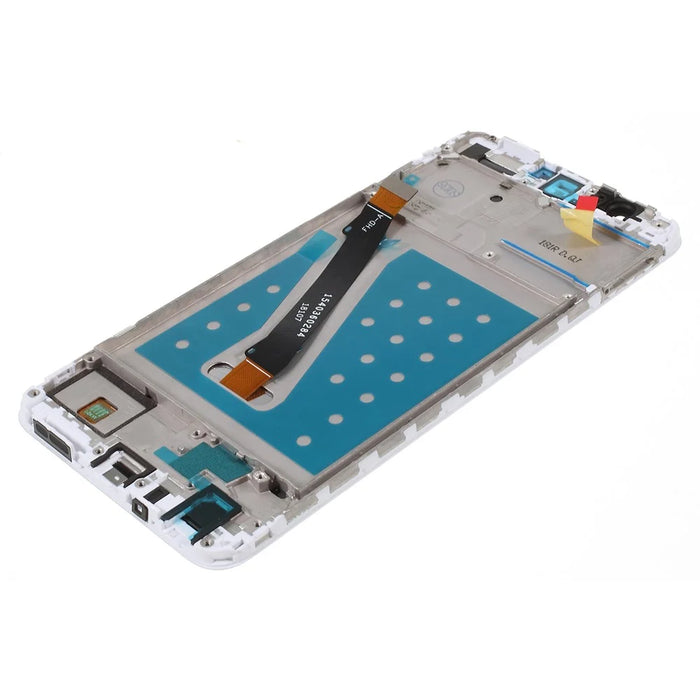 For Huawei P Smart (2017)/Enjoy 7S Grade B LCD Screen and Digitizer Assembly + Frame Part (without Logo) - White - 4