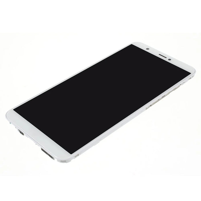 For Huawei P Smart (2017)/Enjoy 7S Grade B LCD Screen and Digitizer Assembly + Frame Part (without Logo) - White - 5