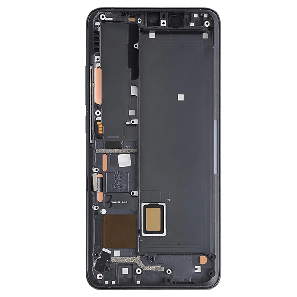 For Xiaomi Mi Note 10/CC9 Pro/Note 10 Pro Grade S OEM AMOLED Screen and Digitizer Assembly + Frame Replace Part (without Logo) (Visionox Version) - Black - 2