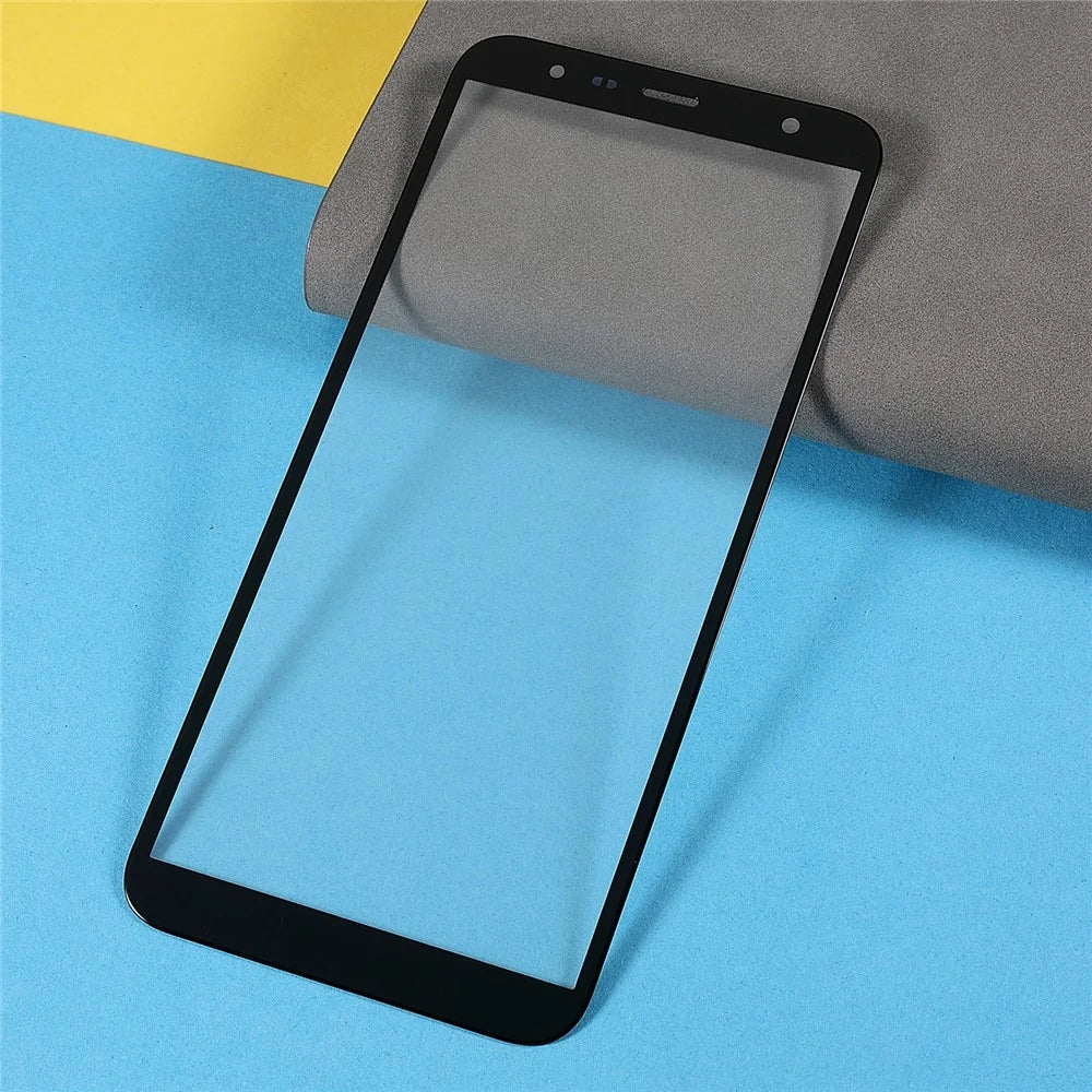 For Samsung Galaxy J4+ J415/J6+ J610 Screen Glass Lens + OCA Adhesive Replacement (without Logo) - 2