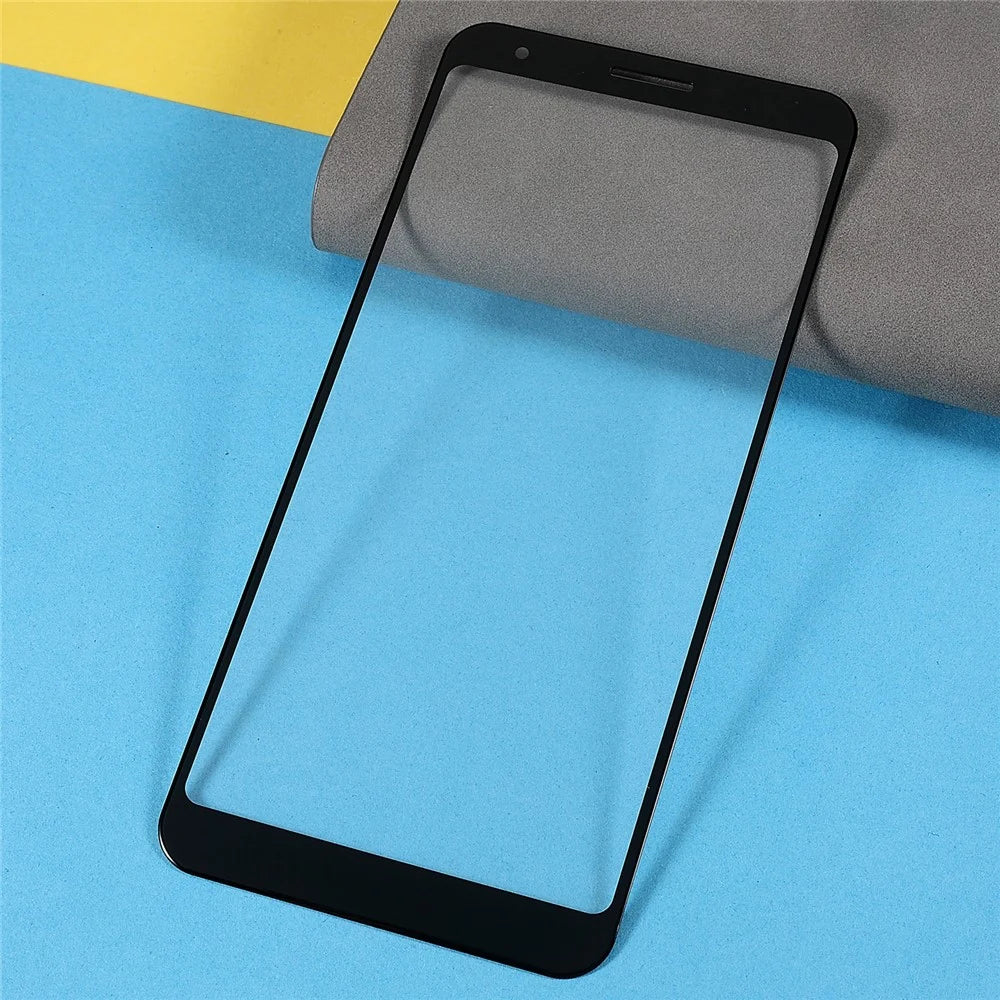 For Google Pixel 3a XL Front Screen Glass Lens Replacement Part (without logo) - 3