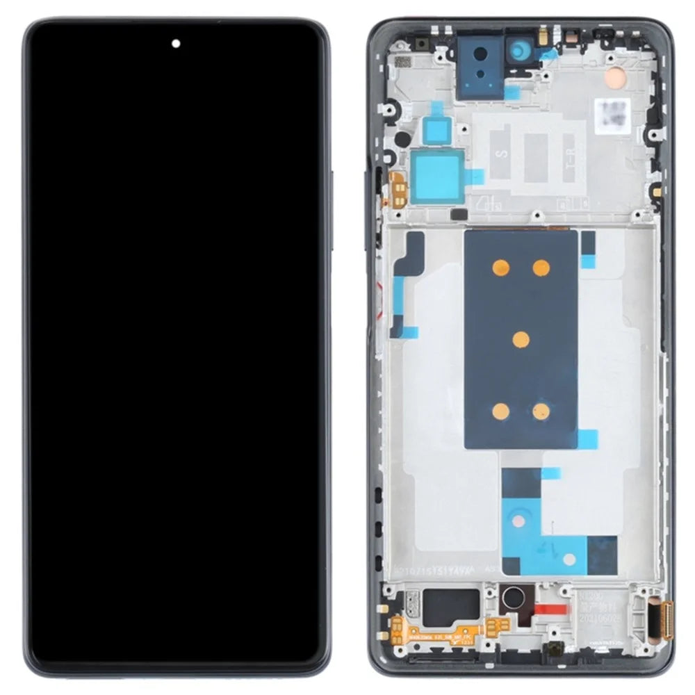 For Xiaomi 11T/11T Pro Grade S OEM AMOLED Screen and Digitizer Assembly + Frame Replace Part (without Logo) - Black - 1
