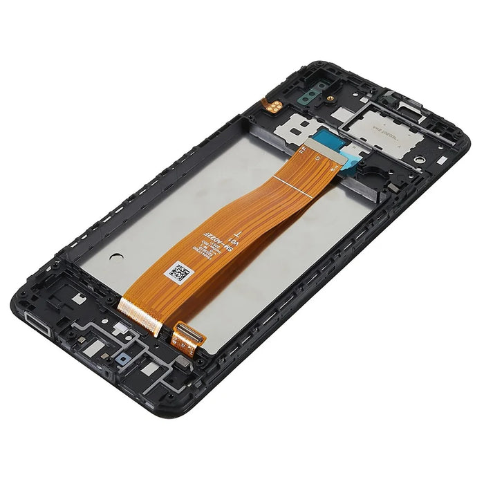 For Samsung Galaxy A02 A022 Grade S OEM LCD Screen and Digitizer Assembly + Frame Part (without Logo) - 6