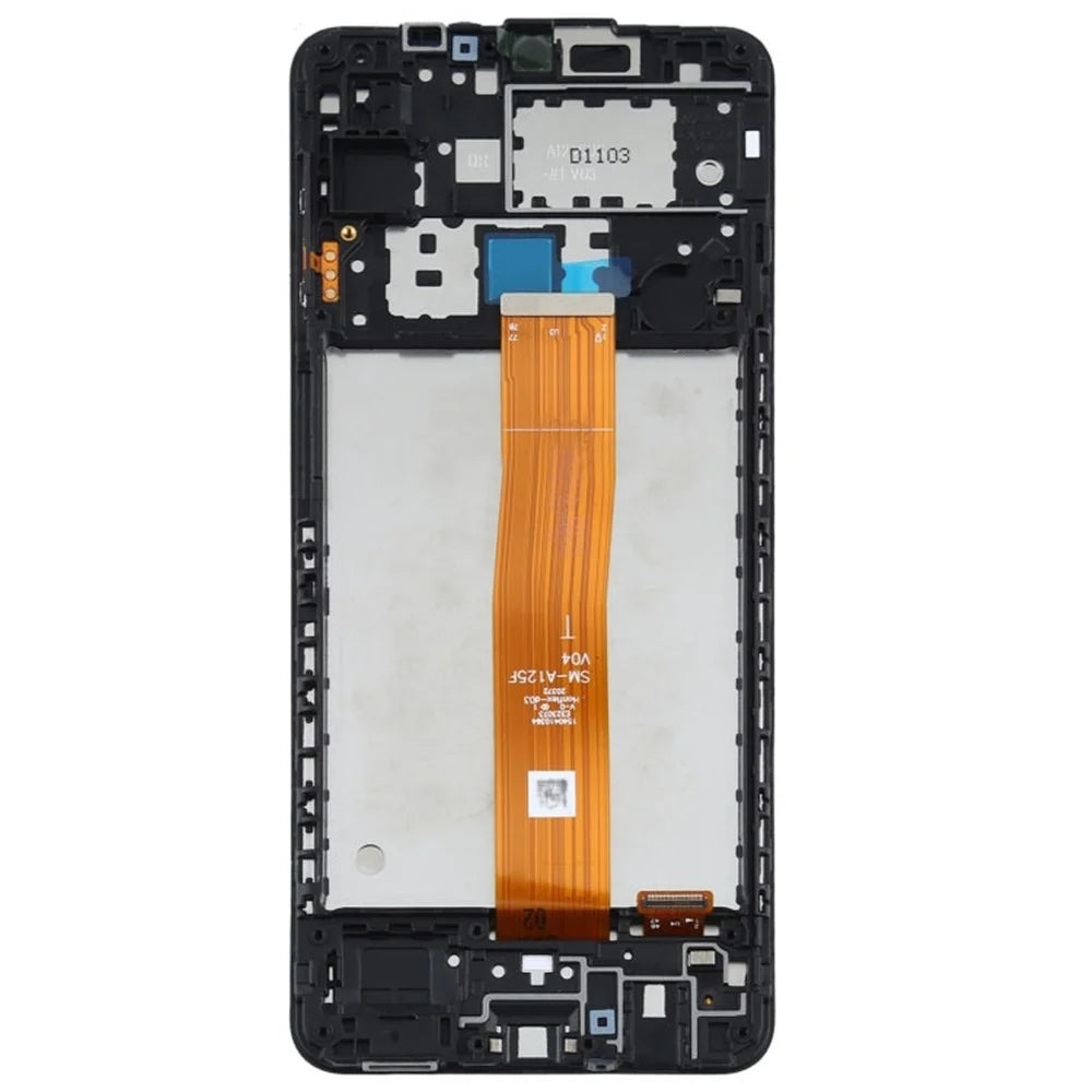 For Samsung Galaxy A12 A125 Grade S OEM LCD Screen and Digitizer Assembly + Frame Part (without Logo) - 2