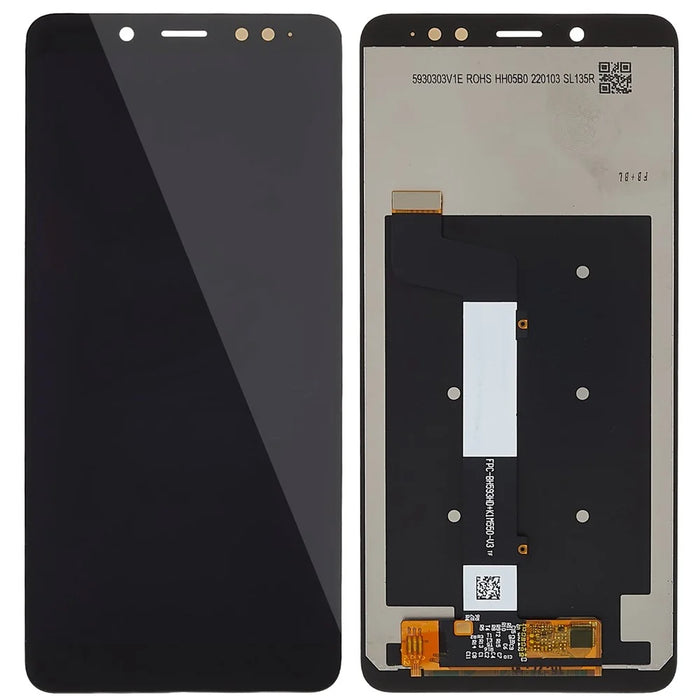 For Xiaomi Redmi Note 5 Pro/Redmi Note 5 AI Dual Camera Grade C LCD Screen and Digitizer Assembly Replacement (without Logo) - Black - 1