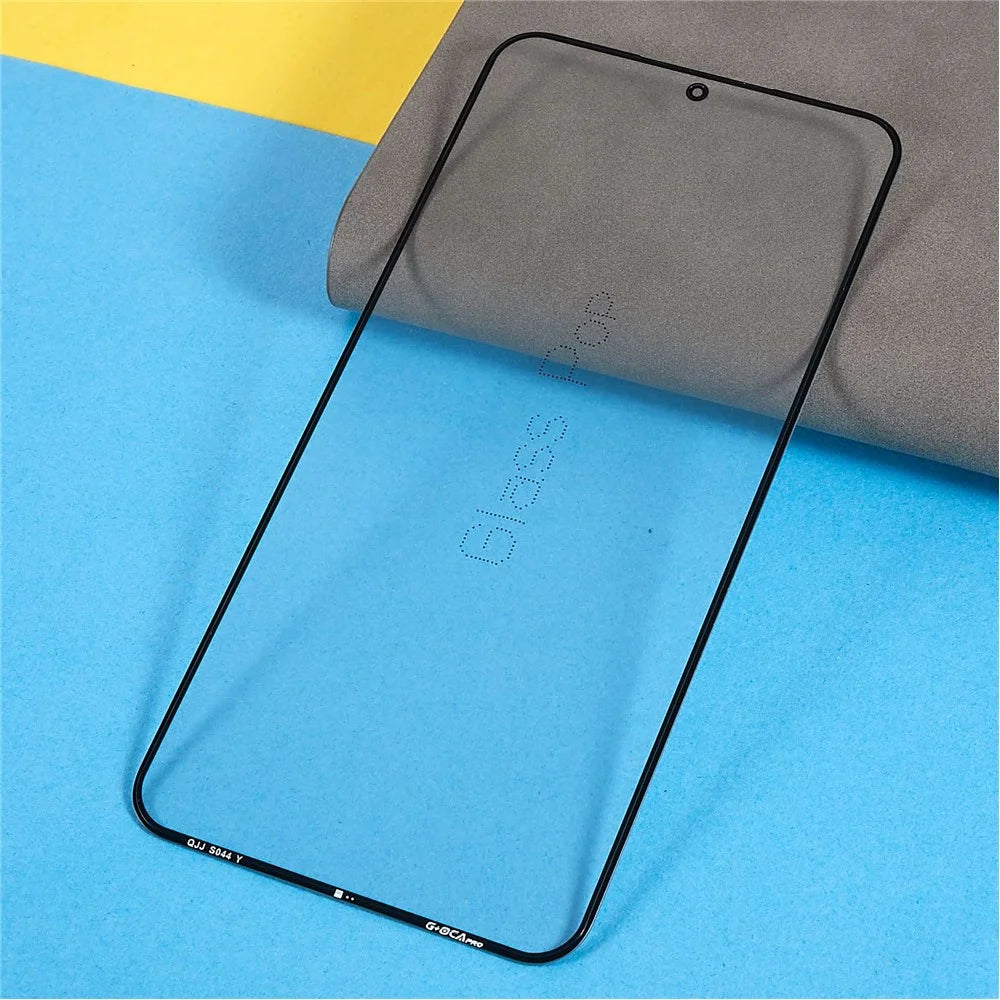 For Samsung Galaxy S22+ 5G S906 Grade C Screen Glass Lens + OCA Adhesive Replacement (without Logo) - 5