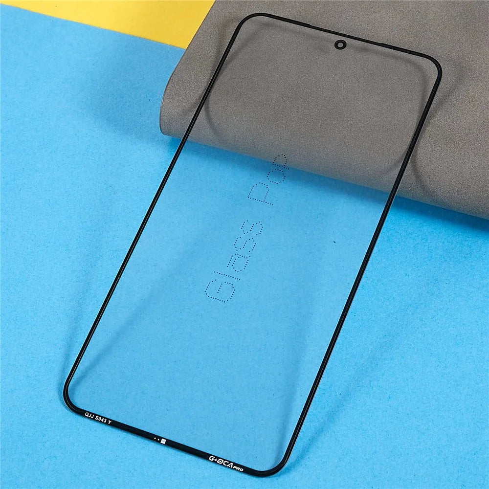 For Samsung Galaxy S22 5G S901 Grade C Screen Glass Lens + OCA Adhesive Replacement (without Logo) - 5