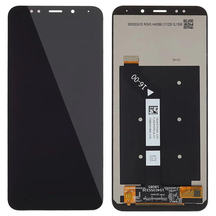 For Xiaomi Redmi 5 Plus (Redmi Note 5 (India)) Grade C LCD Screen and Digitizer Assembly (without Logo) - Black - 1
