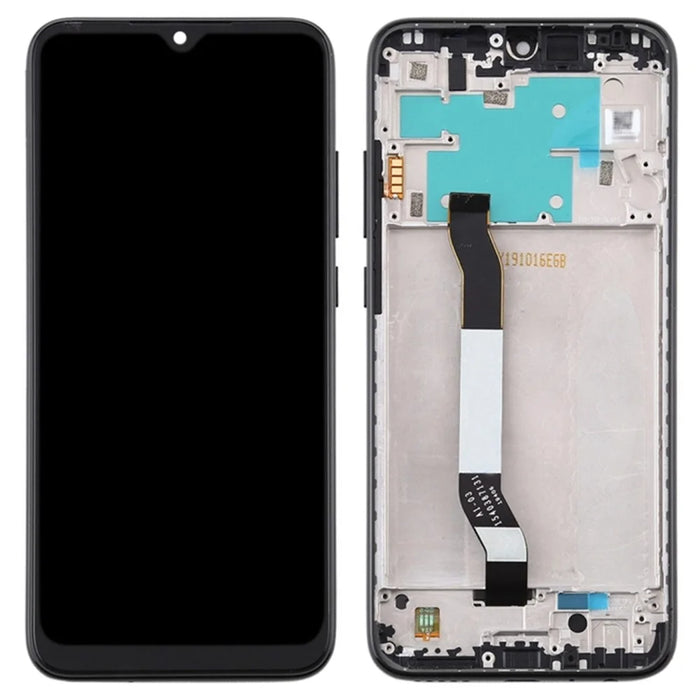 For Xiaomi Redmi Note 8 Grade C LCD Screen and Digitizer Assembly + Frame Replacement Part (without Logo) - Black - 1