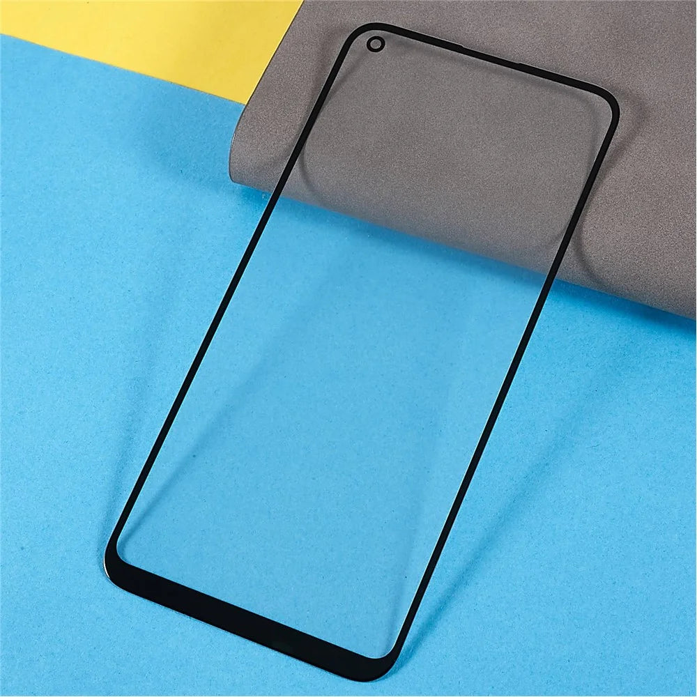 For Huawei Enjoy 10 Grade C Screen Glass Lens + OCA Adhesive Replacement (without Logo) - 2