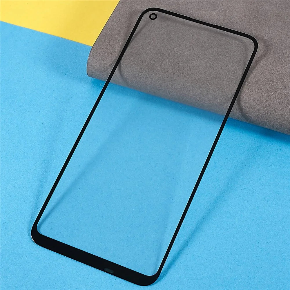 For Huawei Honor Play 3 Grade C Screen Glass Lens + OCA Adhesive Replacement (without Logo) - 2