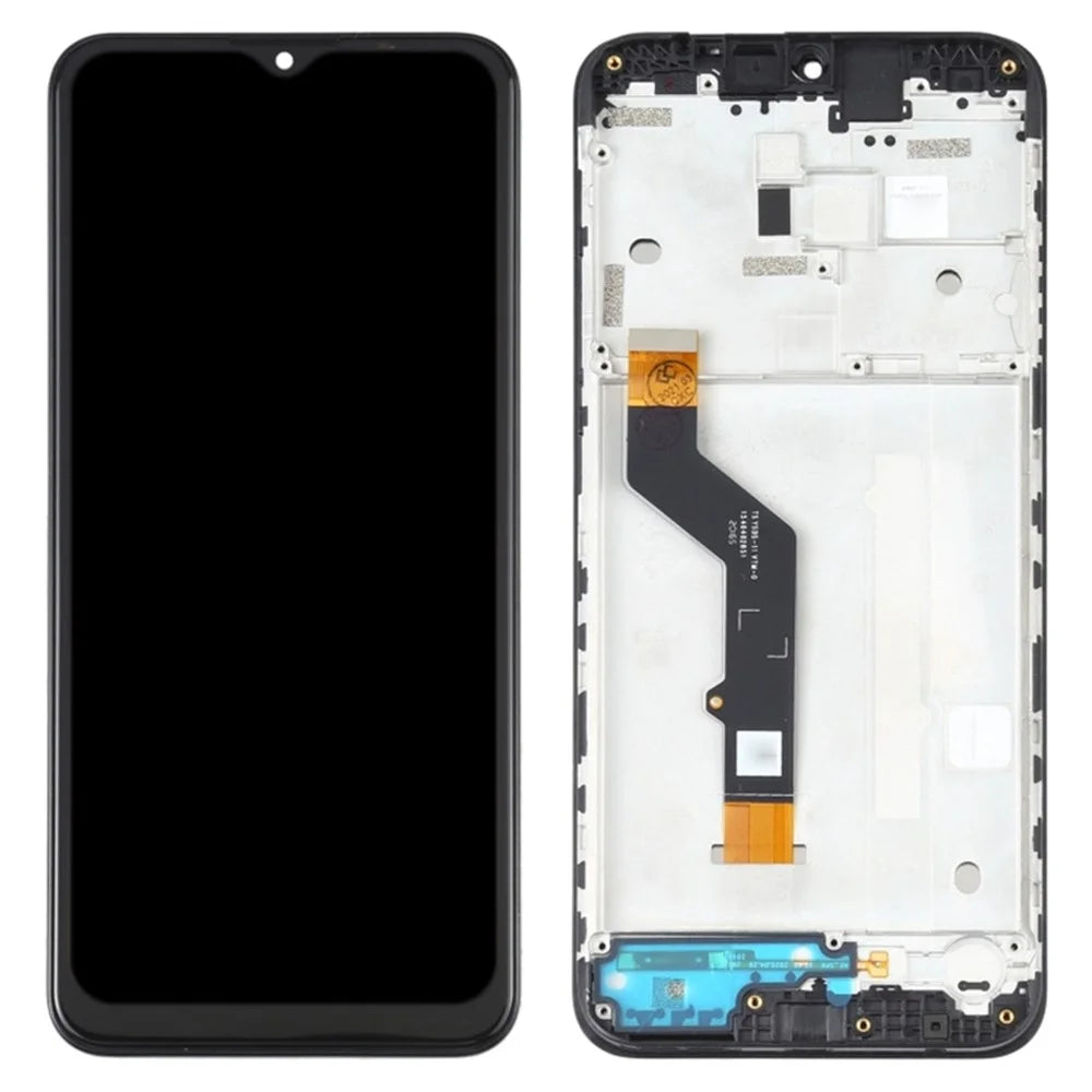 For Motorola Moto E7 Plus XT2081 Grade C LCD Screen and Digitizer Assembly + Frame Replacement Part (without Logo) - 1