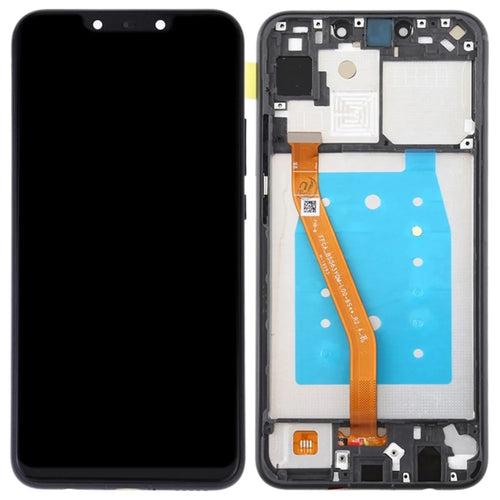 For Huawei P Smart+ (2018)/nova 3i Smart Phone Grade C LCD Screen and Digitizer Assembly + Frame Replacement Part (without Logo) - Black - 1