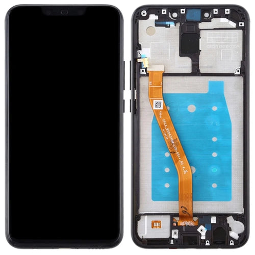 For Huawei Mate 20 Lite Grade C LCD Screen and Digitizer Assembly + Frame Cellphone Replacement Part (without Logo) - Black - 1